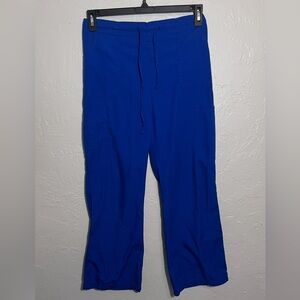 REINA BLUE SCRUB PANTS SIZE M